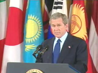 Multimedia Video: President Bush Reaffirms Resolve to War on Terror, Iraq and Afghanistan