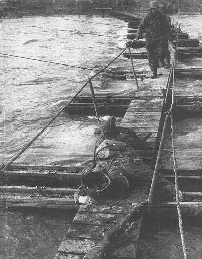 Life Photographer George Silk: River Roer Crossing on 1945-02-23